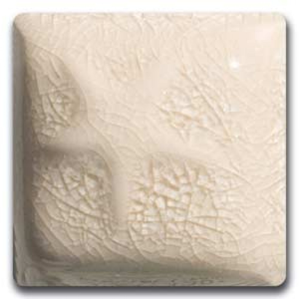 Fractal Cream Crackle Mid-Range Glaze